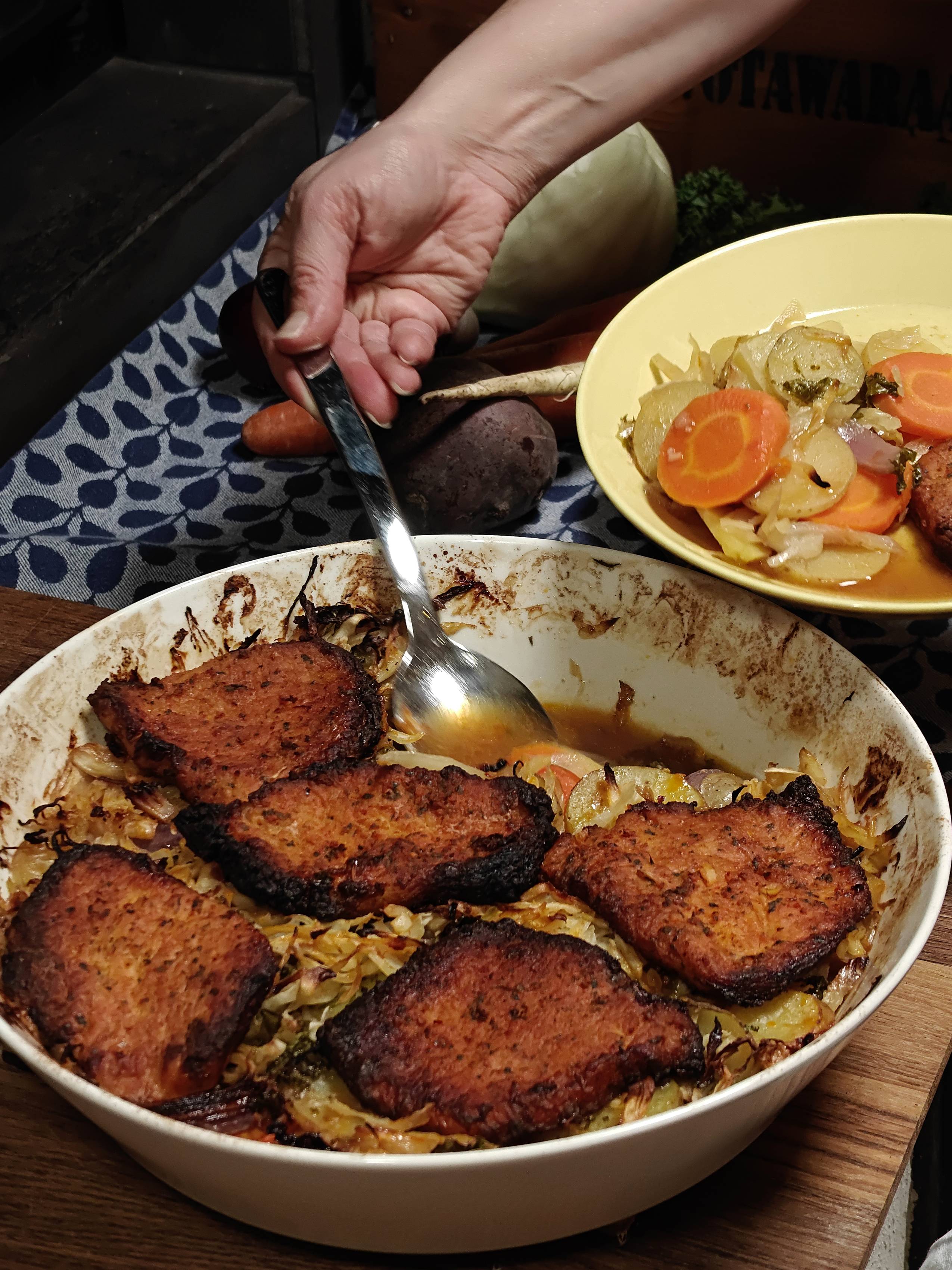 possupihvit kaalikasvispedillä