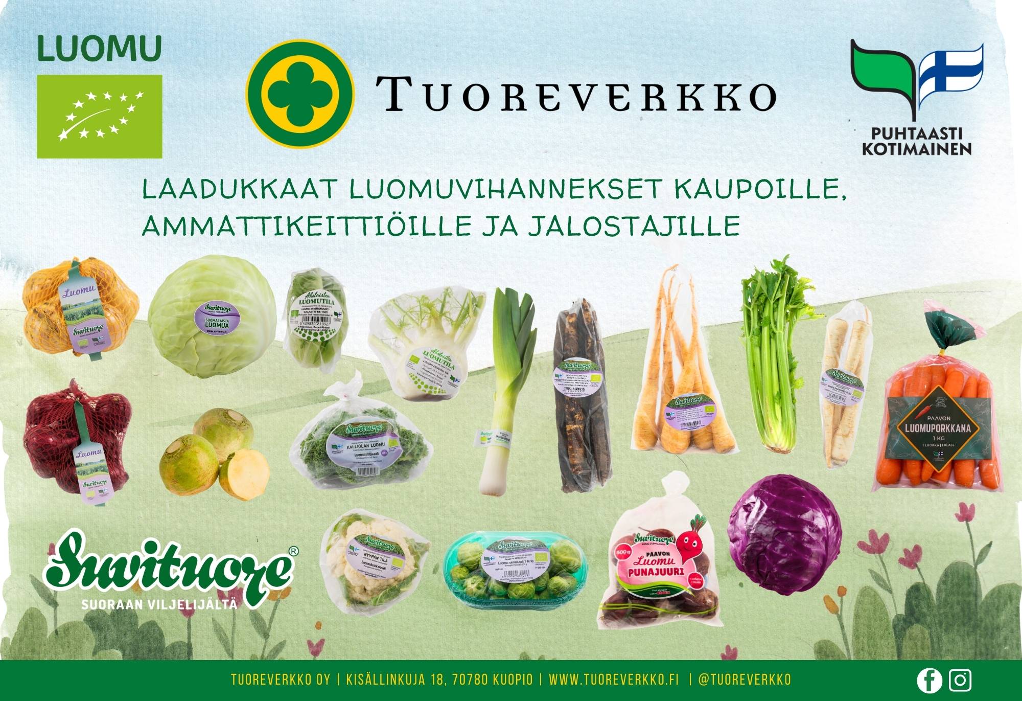 Luomuvalikoimamme
